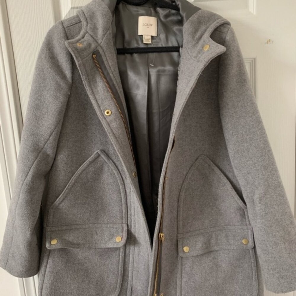 J. Crew Factory Wool blend Vail Parka
